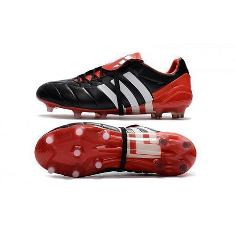 Adidas Predator Mania Champagne FG Soccer Cleats Core Black Red White - SocSports