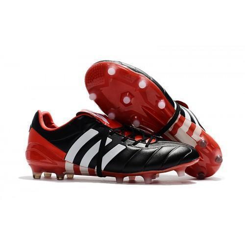 Adidas Predator Mania Champagne FG Soccer Cleats Core Black Red White - SocSports