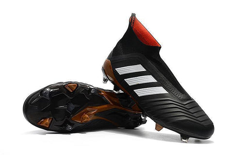 Adidas Predator 18+ FG Soccer Cleats Core Black Running White Infrared - SocSports