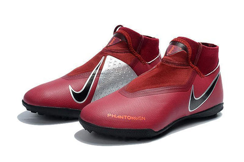 Nike Phantom Vision Elite TF Nike Turf Maroon Black - SocSports