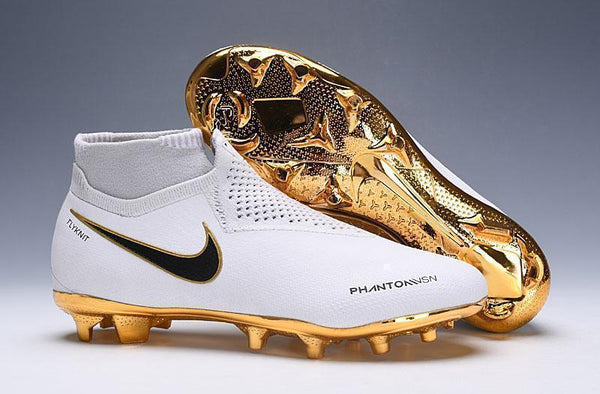 Nike Phantom VSN Elite DF FG White Gold Limited Edition - SocSports