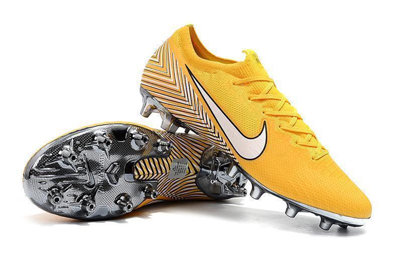 NIKE Mercurial Vapor XII Elite AG Yellow white - SocSports
