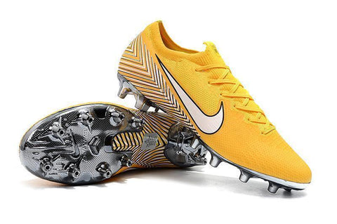 NIKE Mercurial Vapor XII Elite AG Yellow white - SocSports