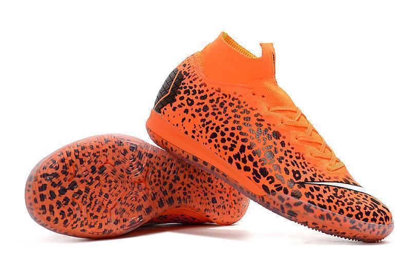 Nike Mercurial Superfly KJ VI Elite IC Orange Black - SocSports