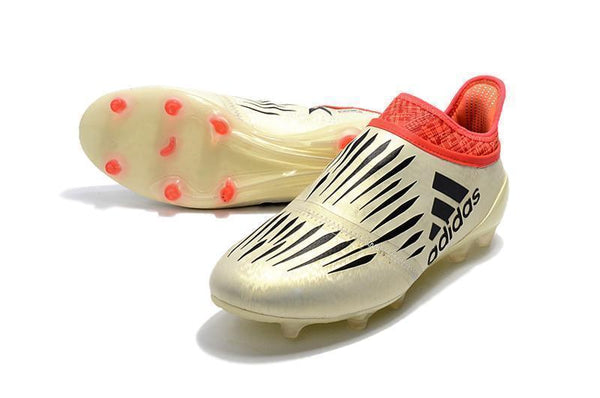 Adidas X 16+ Purechaos FG Soccer Cleats Solar White Red - SocSports