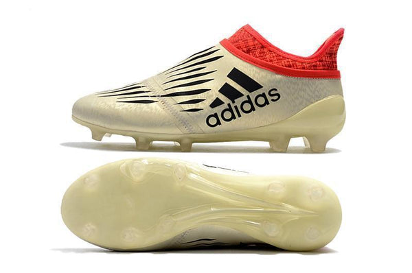 Adidas X 16+ Purechaos FG Soccer Cleats Solar White Red - SocSports