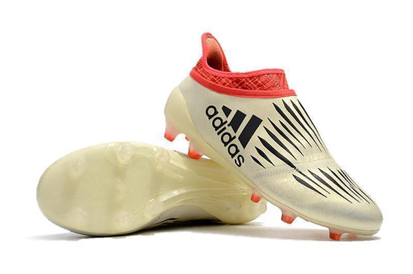 Adidas X 16+ Purechaos FG Soccer Cleats Solar White Red - SocSports