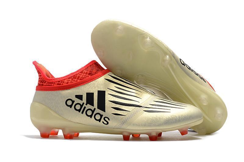 Adidas X 16+ Purechaos FG Soccer Cleats Solar White Red - SocSports