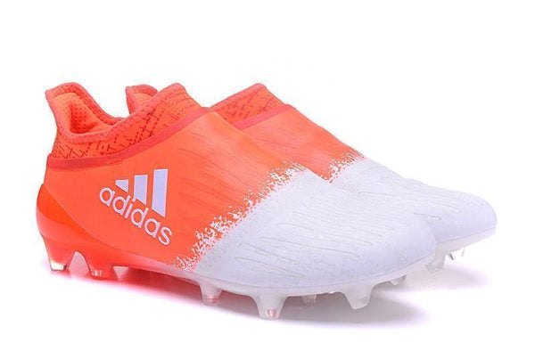 Adidas X 16+ Purechaos FG/AG Soccer Cleats Orange White - SocSports