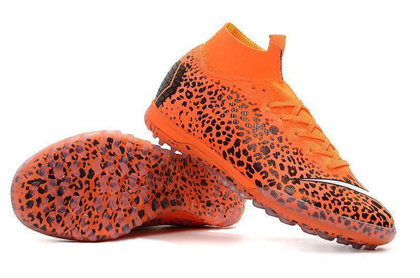 Nike Mercurial Superfly KJ VI Elite TF Orange Black - SocSports