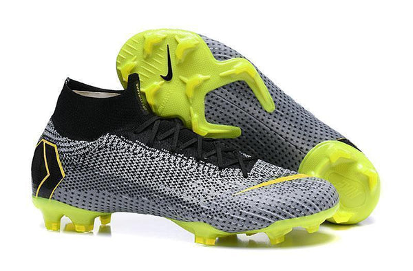 NIKE Mercurial Superfly VI 360 Elite FG Grey Yellow - SocSports