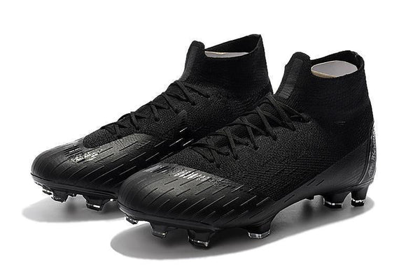 Nike Mercurial Superfly VI 360 Elite FG Soccer Cleats All Black - SocSports