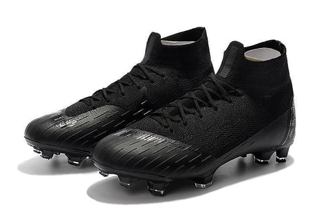 Nike Mercurial Superfly VI 360 Elite FG Soccer Cleats All Black - SocSports