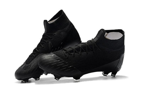 Nike Mercurial Superfly VI 360 Elite FG Soccer Cleats All Black - SocSports