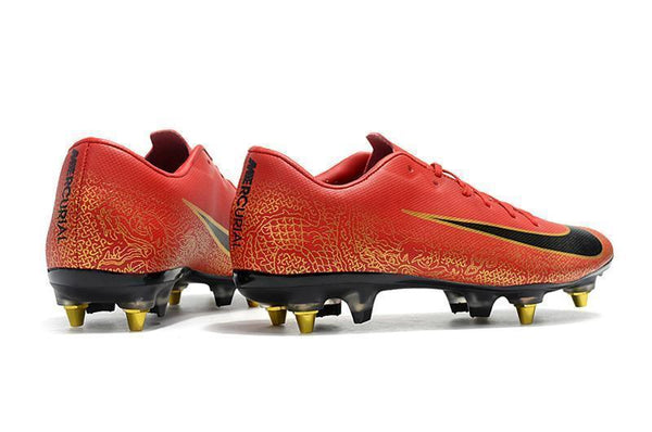 Nike Mercurial Vapor XII PRO SG Red Gold Lining - SocSports