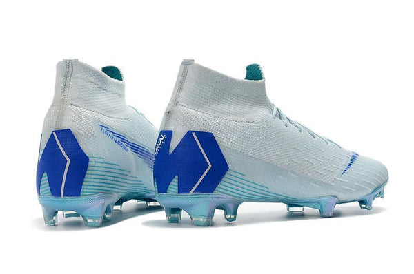 Nike Mercurial Superfly VI 360 Elite FG Soccer Cleats White Blue - SocSports