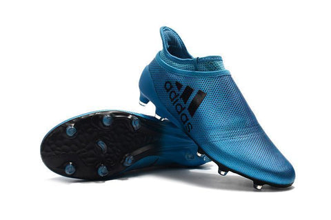 Adidas X 17+ Purechaos FG Soccer Cleats Royal Blue - SocSports