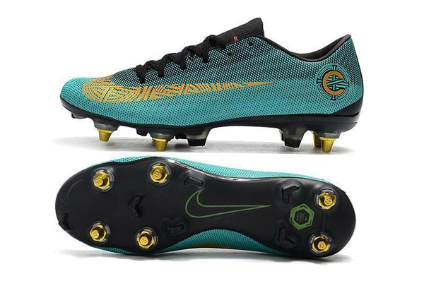 Nike Mercurial Vapor XII PRO SG Blue Gold - SocSports