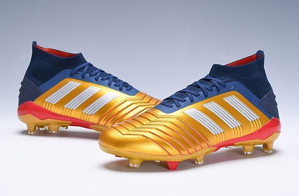 Adidas Predator 19.1 FG Orange Blue - SocSports