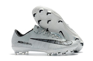 Nike Mercurial Vapor XI CR7 FG Soccer Cleats White Black - SocSports
