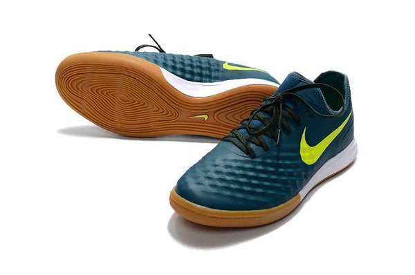 Nike MagistaX Finale II IC Soccer Shoes Seaweed Volt Hasta Mica Green - SocSports
