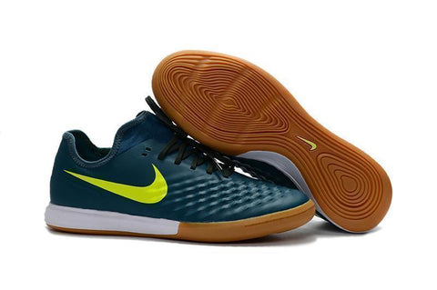 Nike MagistaX Finale II IC Soccer Shoes Seaweed Volt Hasta Mica Green - SocSports