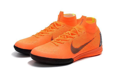 Nike MercurialX Superfly 360 Elite IC Soccer Cleats Orange Black - SocSports