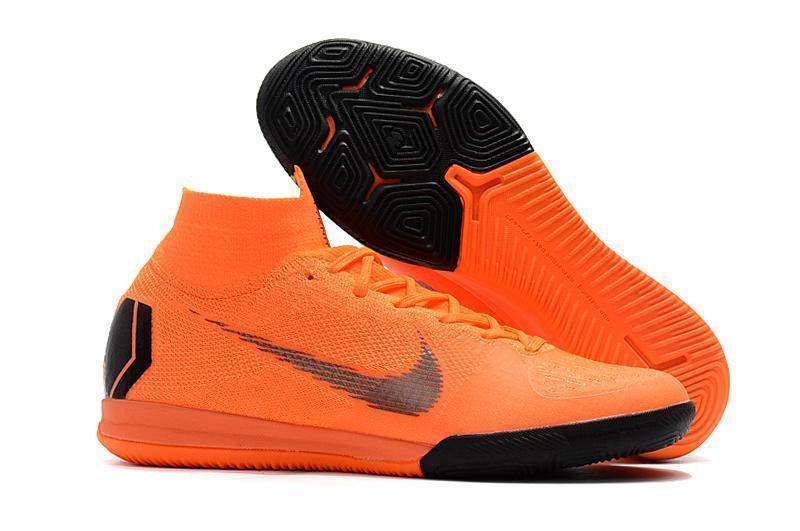 Nike MercurialX Superfly 360 Elite IC Soccer Cleats Orange Black - SocSports