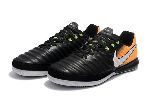 Nike TiempoX Finale IC Soccer Shoes CY0041 Black White Laser Orange - SocSports