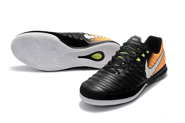 Nike TiempoX Finale IC Soccer Shoes CY0041 Black White Laser Orange - SocSports