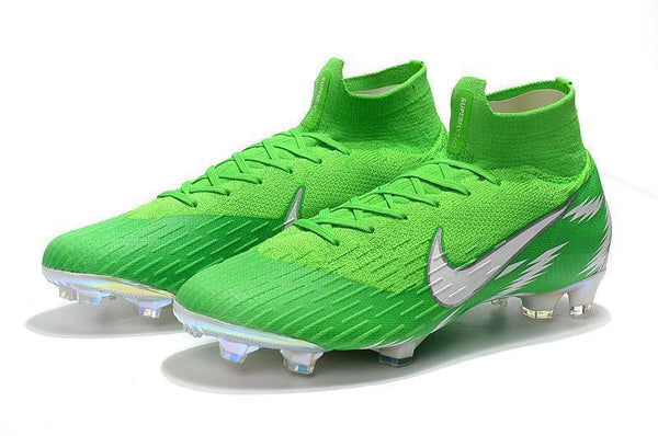 NIKE Mercurial Superfly VI 360 Elite FG Green White High Cut - SocSports