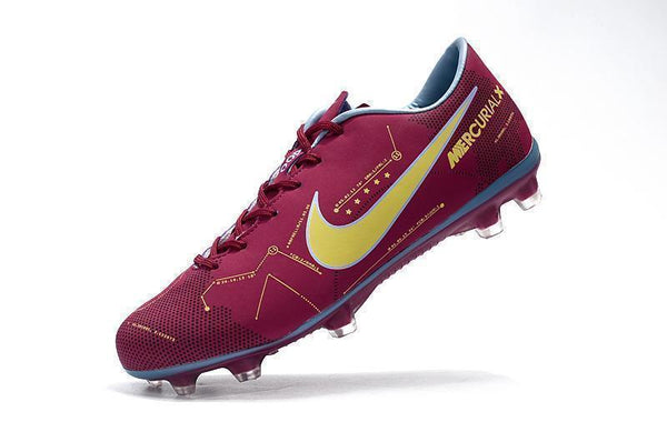 Nike Mercurial Vapor X Neymar FG Soccer Cleats Purple Yellow Blue - SocSports