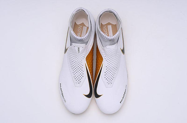 Nike Phantom VSN Elite DF FG White Gold Limited Edition - SocSports
