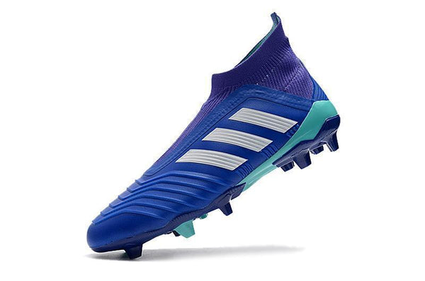 Adidas Predator 18+ FG Soccer Cleats Royal Blue Purple White - SocSports