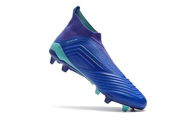 Adidas Predator 18+ FG Soccer Cleats Royal Blue Purple White - SocSports