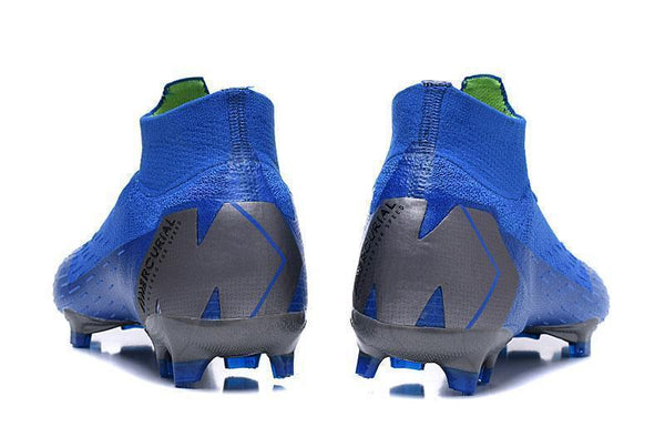 NIKE Mercurial Superfly VI 360 Elite FG Blue W Silver Nike - SocSports