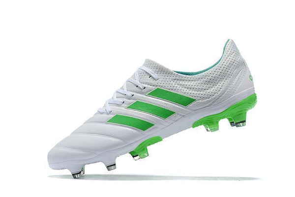 Adidas Copa 19.1 FG White Green - SocSports