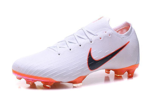 Nike Mercurial Vapor XII Elite FG whitemetal greyorange - SocSports