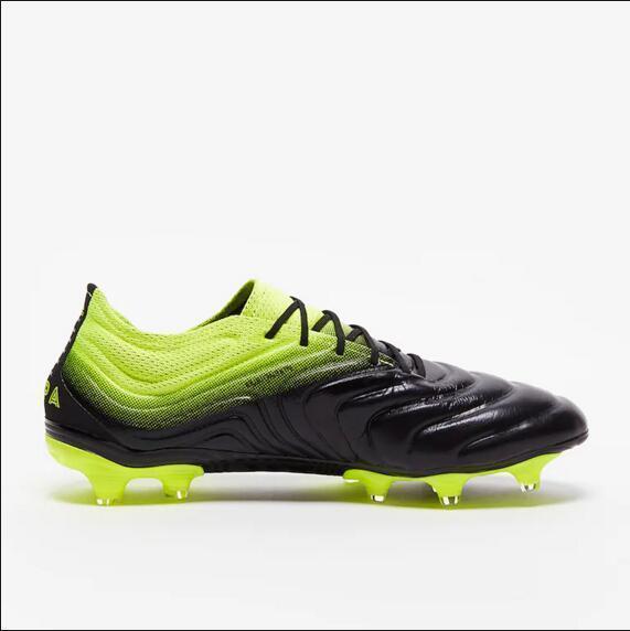 Adidas Copa 19.1 FG Black Yellow Green - SocSports
