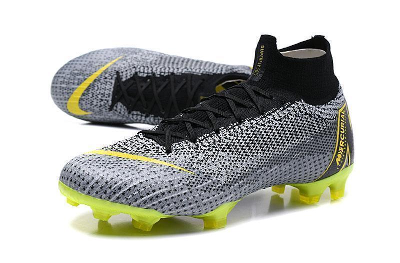 NIKE Mercurial Superfly VI 360 Elite FG Grey Yellow - SocSports