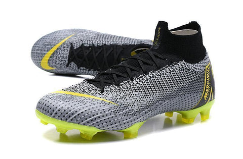NIKE Mercurial Superfly VI 360 Elite FG Grey Yellow - SocSports