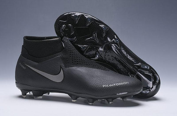 Nike Phantom VSN Elite DF FG Black SIlver - SocSports