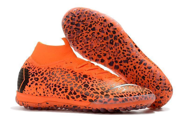 Nike Mercurial Superfly KJ VI Elite TF Orange Black - SocSports