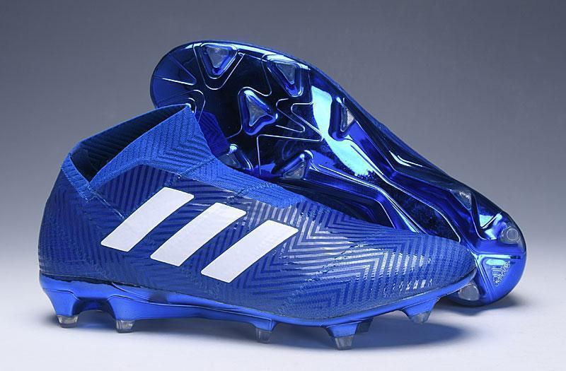 adidas Nemeziz 18+ FG Blue White - SocSports