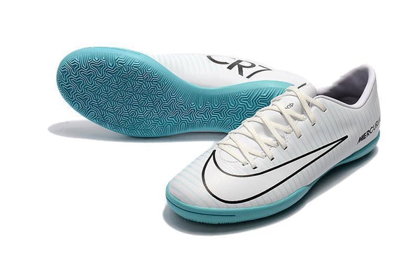 Nike Mercurial Victory VI CR7 IC LA0043 White/SkyBlue/Black - SocSports