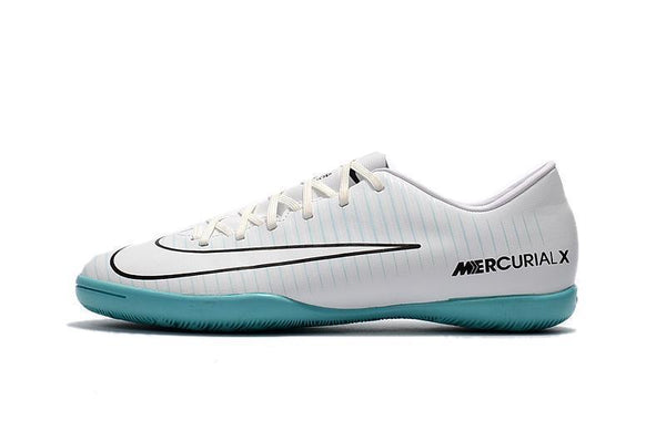 Nike Mercurial Victory VI CR7 IC LA0043 White/SkyBlue/Black - SocSports