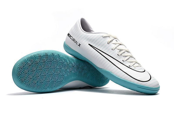Nike Mercurial Victory VI CR7 IC LA0043 White/SkyBlue/Black - SocSports
