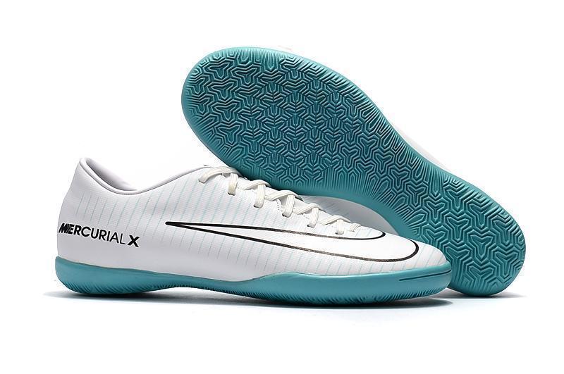 Nike Mercurial Victory VI CR7 IC LA0043 White/SkyBlue/Black - SocSports