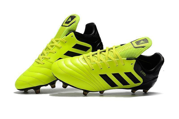Adidas Copa 17.1 FG Soccer Cleats Yellow Black - SocSports