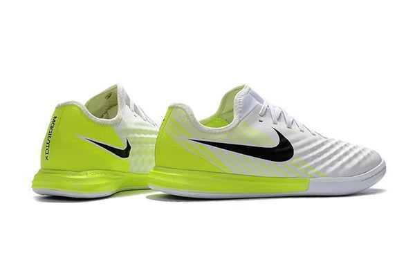 Nike MagistaX Finale II IC Soccer Shoes White Black Volt - SocSports